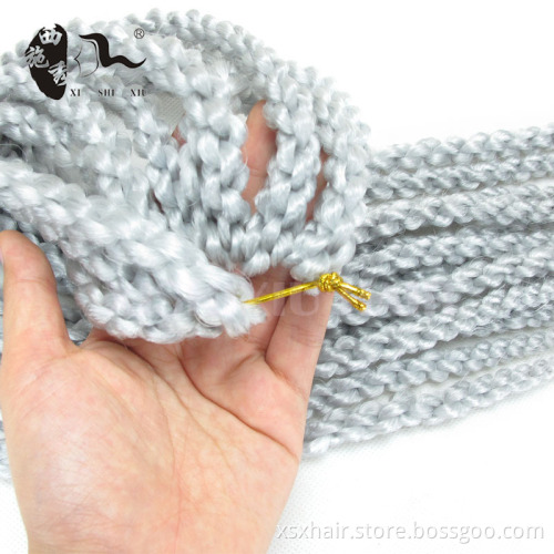 wholesale price 3D Cubic Twist Crochet Braids Hair Extensions